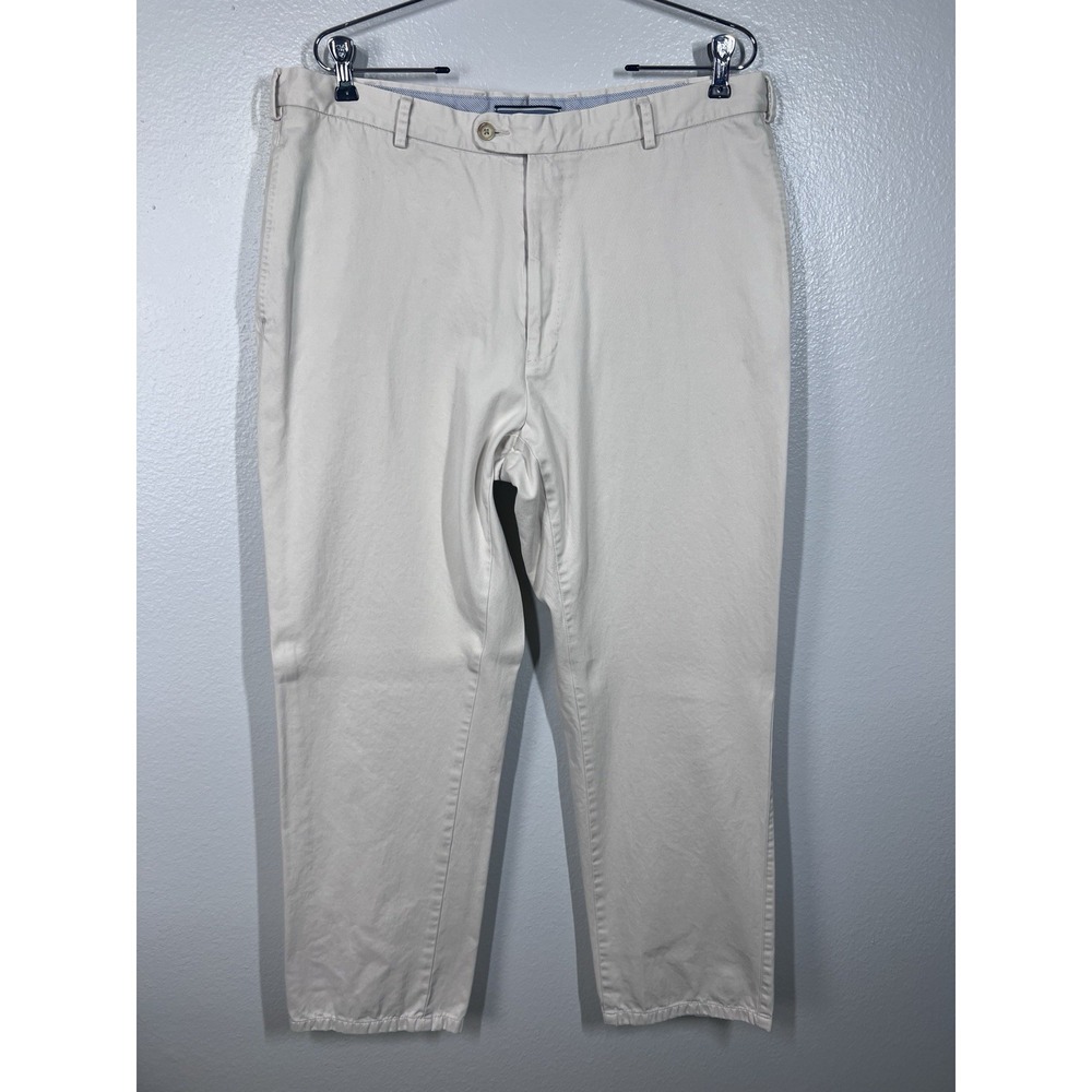 Peter Millar Mens Pants‎ 36x30 Tan Khaki Chinos Casual Dress Pima Cotton Preppy
